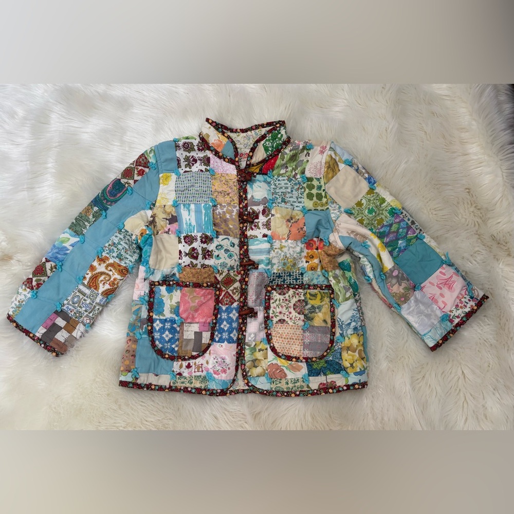 HONEYBEA Workshop quilt coat jacket L/XL